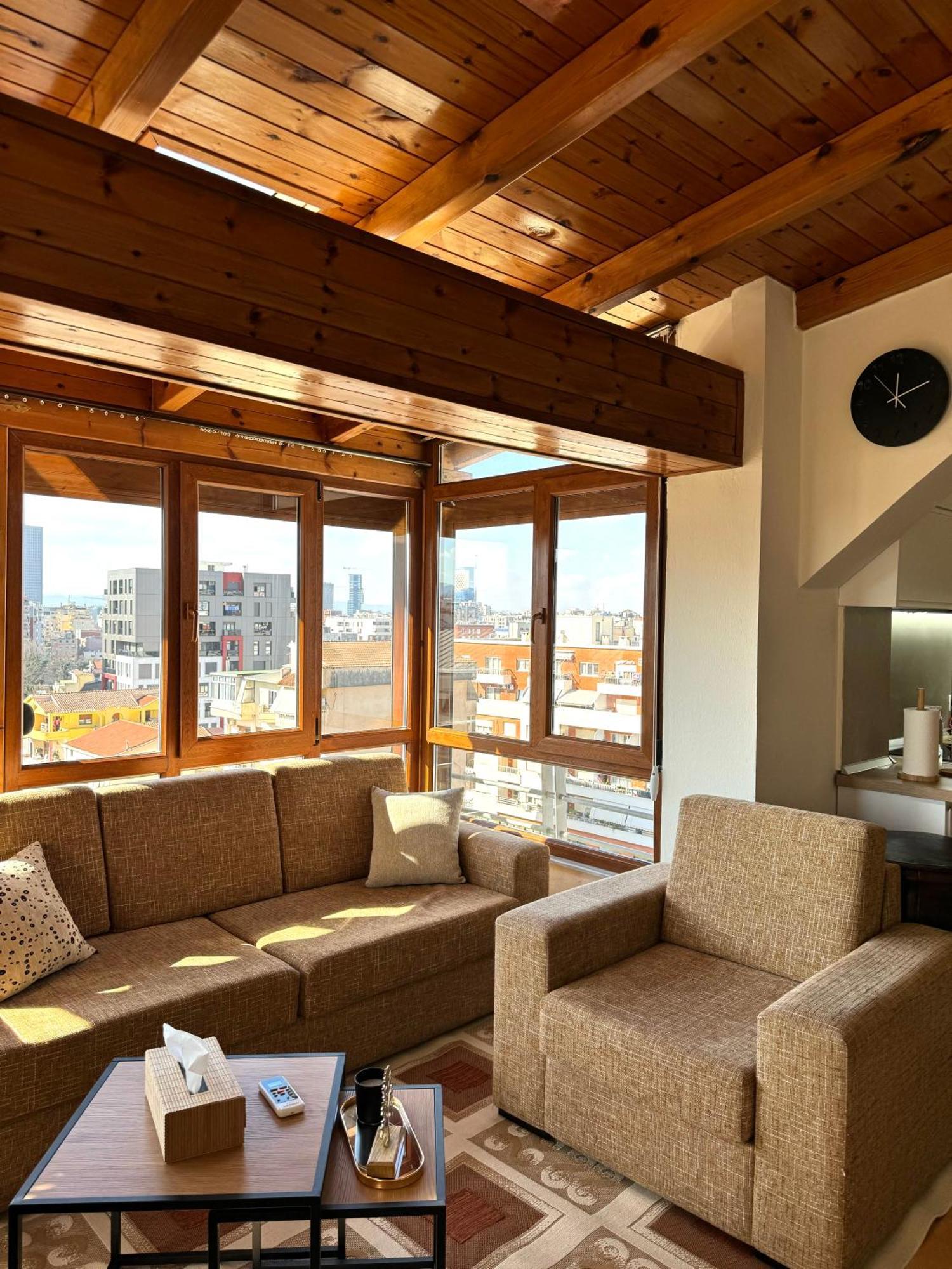 Skyview Oasis Premium Apartment Tiranë Eksteriør bilde